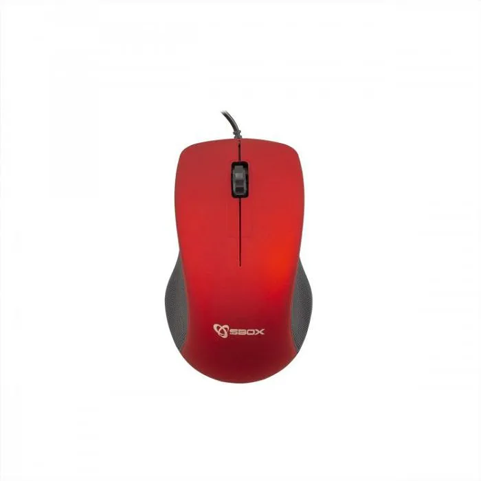 sbox žičani miš m-958 crveni - slika 3