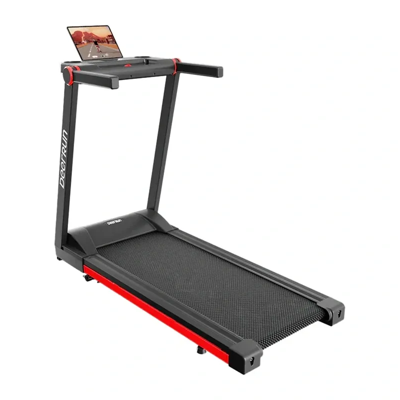 deerrun a1 pro foldable electric treadmill (black and red) - slika 2