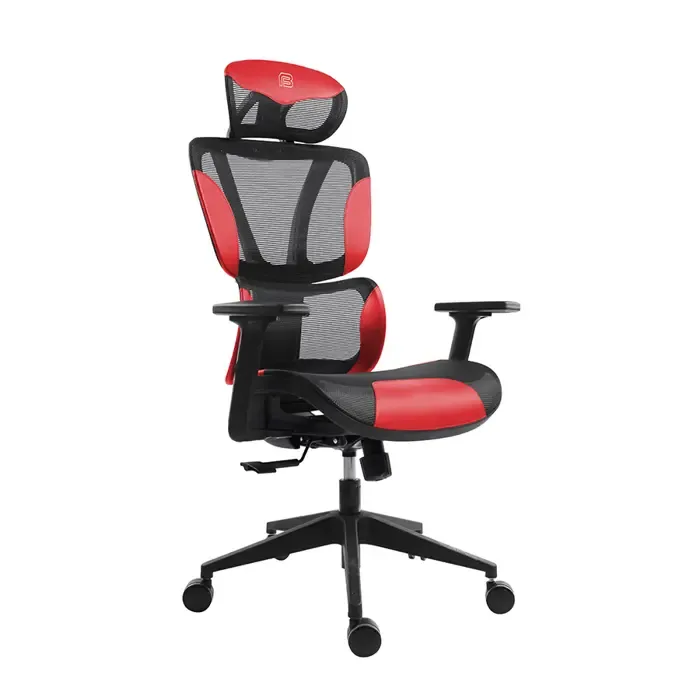 bit force uredska stolica royal lm-2d crno/crvena - slika 1