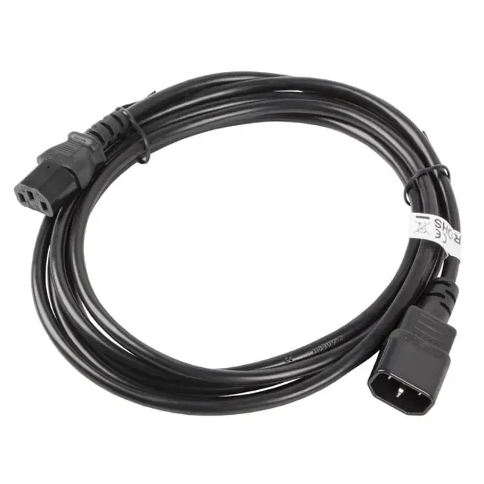 lanberg ca-c13e-11cc-0030-bk power cable black 3 m c13 coupler c14 coupler - slika 3