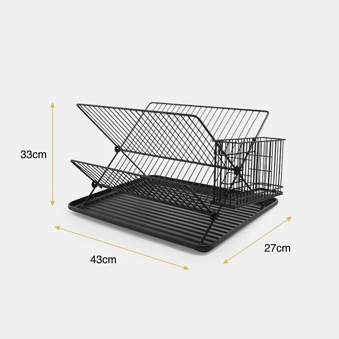 vonshef drainer for dish folding black - slika 4
