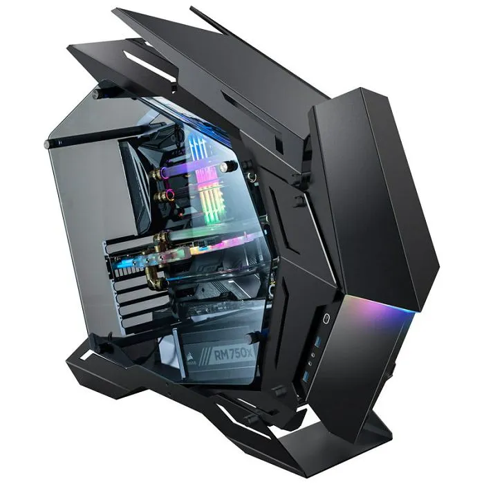 jonsbo mod3 big-tower showcase, tempered glass - black mod3 black - slika 3
