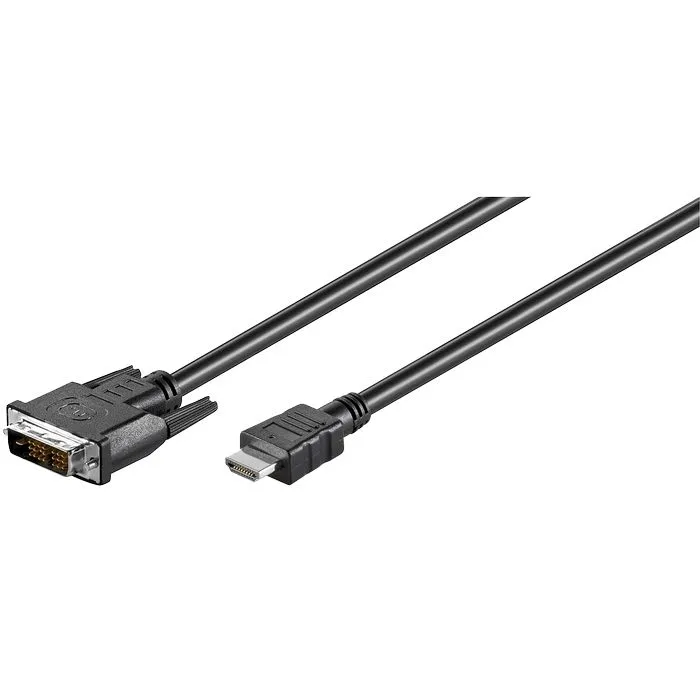 zed electronic hdmi na dvi kabel, 1.5 met, ver. 1.4 - hdmi-dv/1,5 - slika 2