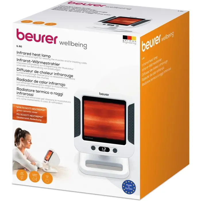 beurer il 60 , infrared lamp (white/black) - slika 5