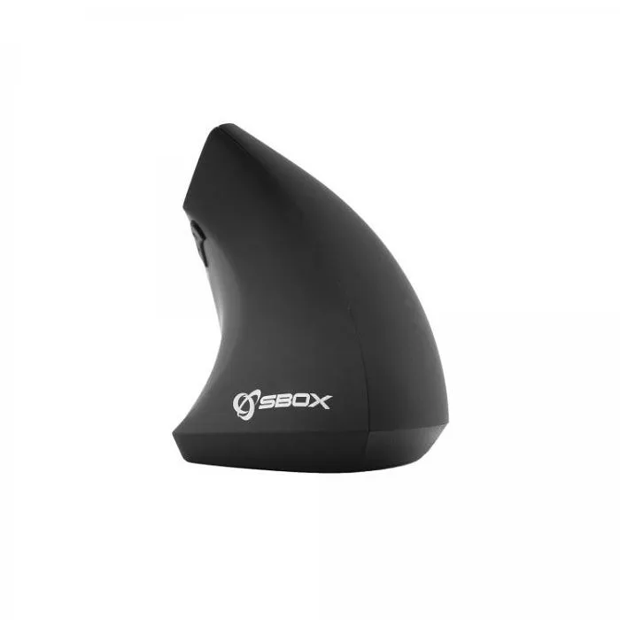 sbox vertikalni bežični miš vm-065w crni - slika 3