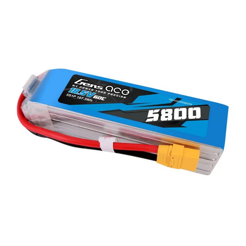 gens ace 5800mah 60c 18.5v 5s1p lipo battery pack with xt90 plug - slika 3