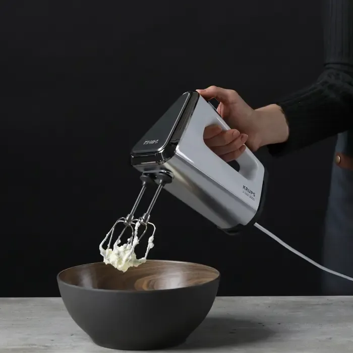 krups hand mixer 3mix 9000 gn9121 (white/silver, 750 watts) - slika 4