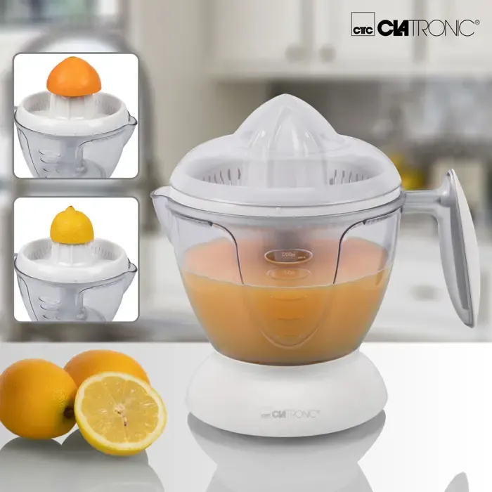 clatronic citrus press zp 3066 1,2l 40w white - slika 3