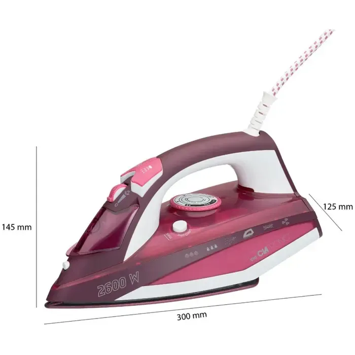 clatronic db 3705, iron (red/white) - slika 2