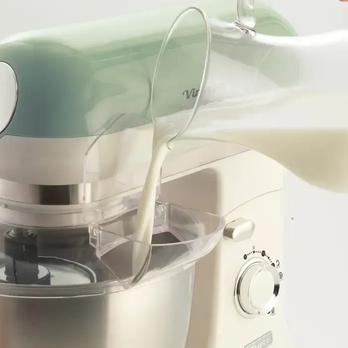 ariete vintage food processor 1588 (light green/cream, 1,200 watts) - slika 3
