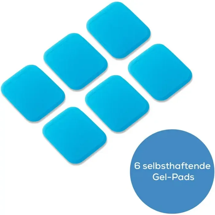 beurer replacement set em 50 gel pads, massage device (blue, 6 pieces) - slika 2