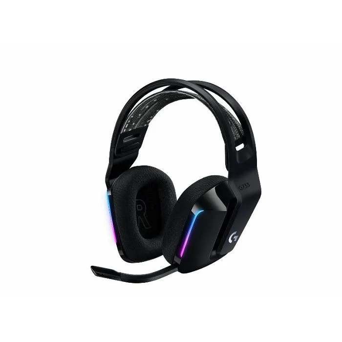 logitech g733 gaming slušalice s mikrofonom, crna - slika 1