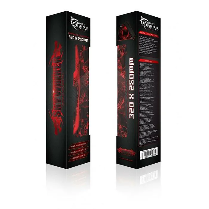 white shark gaming podloga za miša sky walker m 32x25cm - slika 3