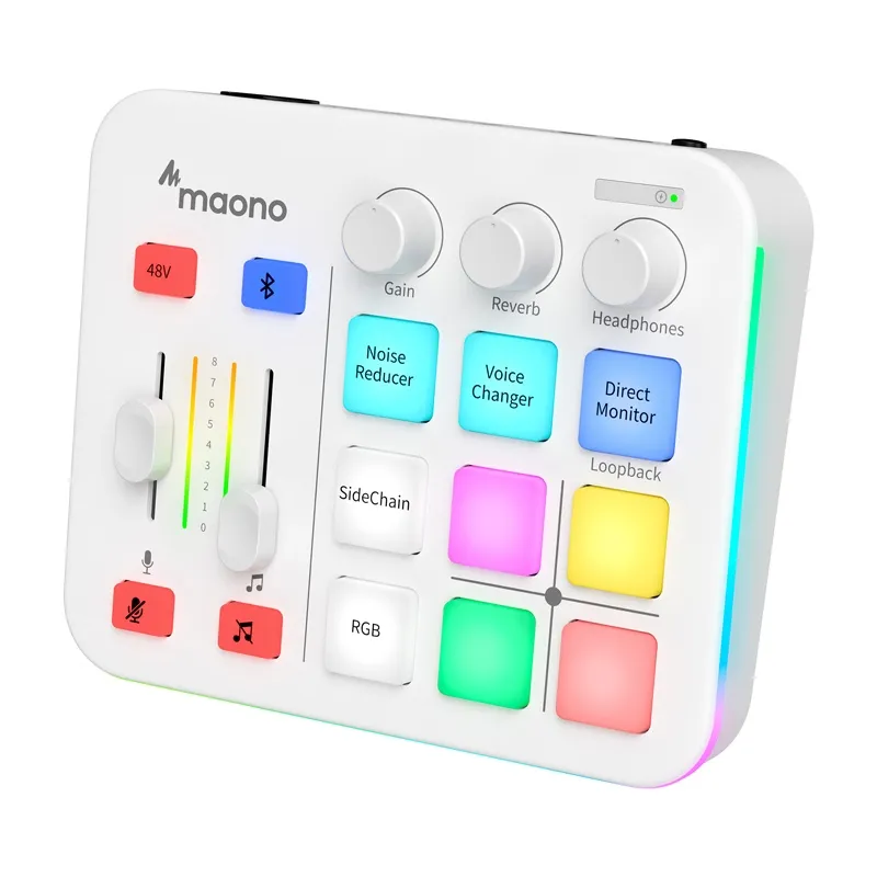 maono g1 neo sound card (white) - slika 2