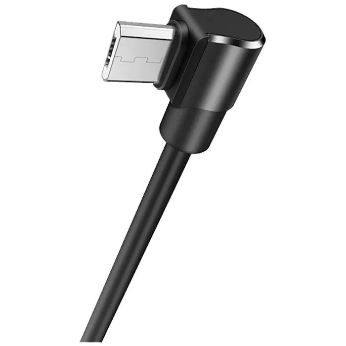 hoco. usb kabel za smartphone, micro usb, kutni 90°, 1.2 met,crna - u37 long roam, micro usb , bk - slika 3