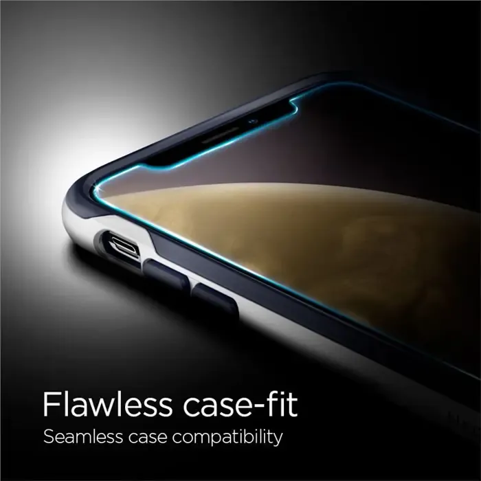 spigen glas.tr ez fit, zaštitno staklo za telefon - iphone xr - slika 5