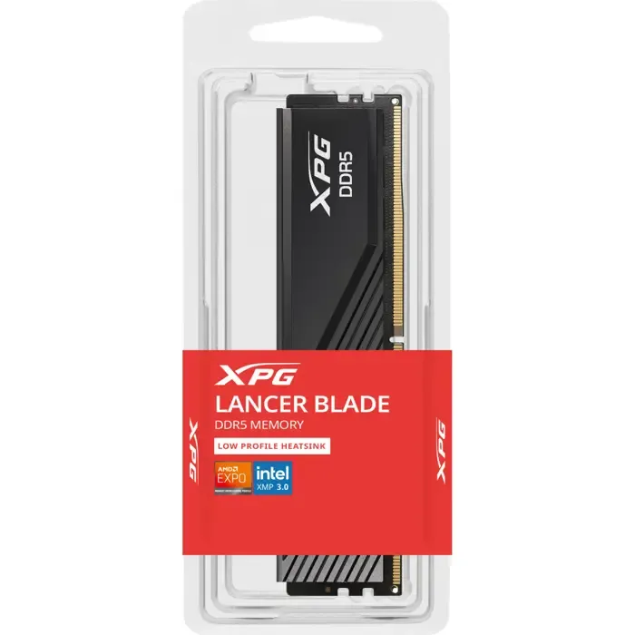 adata dimm 16 gb ddr5-6000 (black, ax5u6000c2816g-slabbk, xpg lancer blade, intel xmp, amd expo) - slika 4
