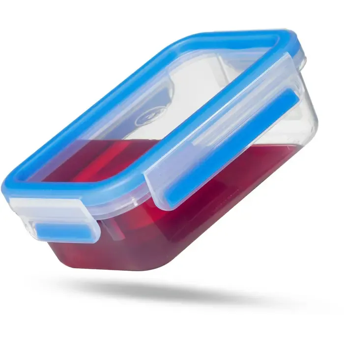 emsa clip & close frischhaltedose (transparent / blue, 1.0 liter, classical format) - slika 4