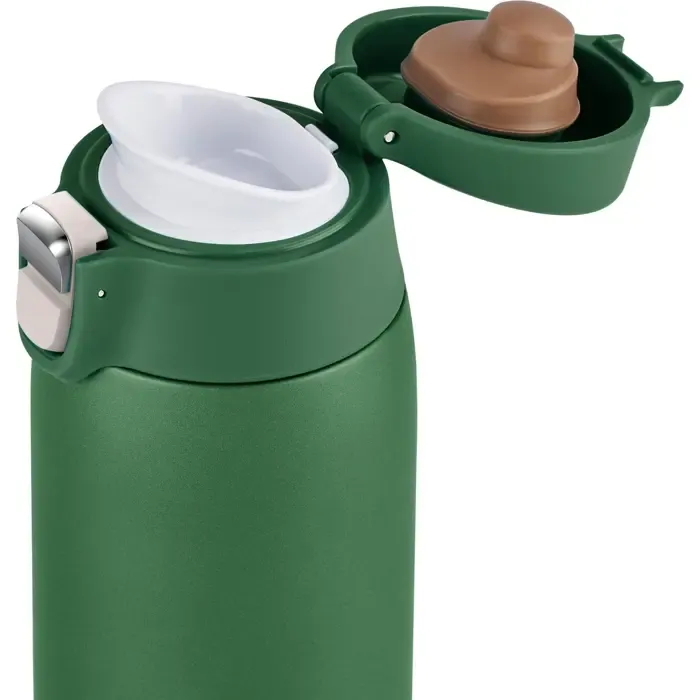 emsa travel mug light thermo mug (dark green, 0.4 liters, flip lid) - slika 4