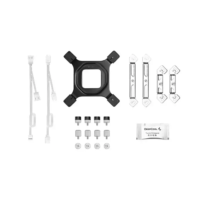 deepcool ag620 wh argb v2 chipset, motherboard air cooler 12 cm white 1 pc(s) - slika 5