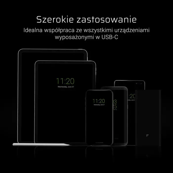 green cell kabgc03 usb cable 0.25 m usb a usb c black - slika 4