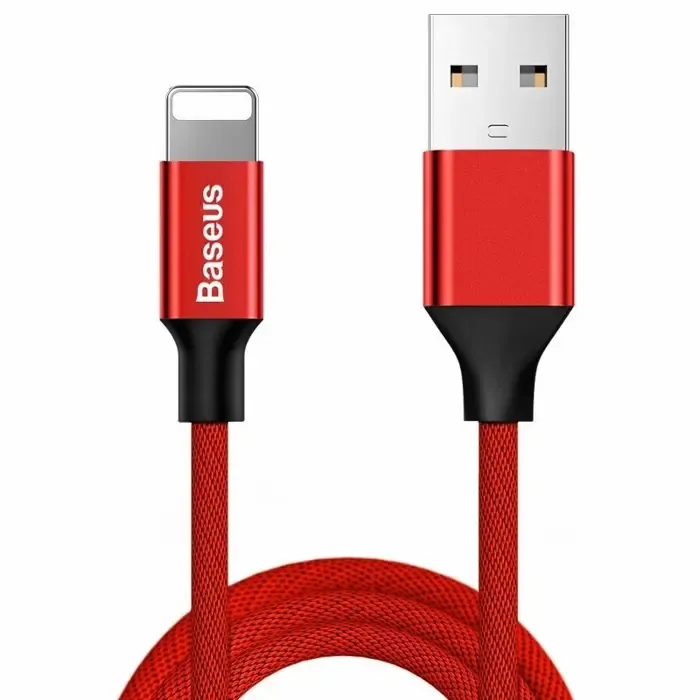 cable baseus yiven lightning 180 cm 2a - red - slika 4