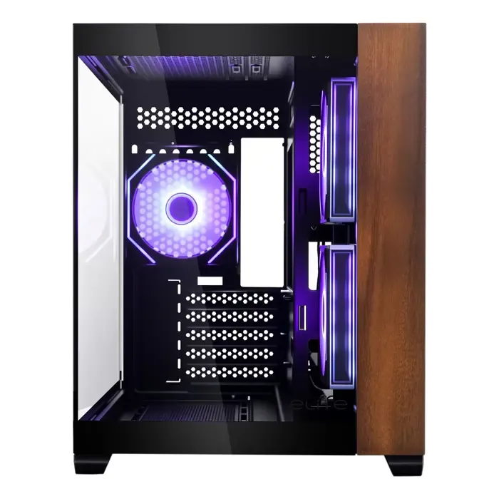 cooler master elite 481 wood mini tower black - slika 4