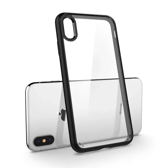 spigen ultra hybrid, zaštitna maska za telefon, mat crna - iphone xs/x - slika 2