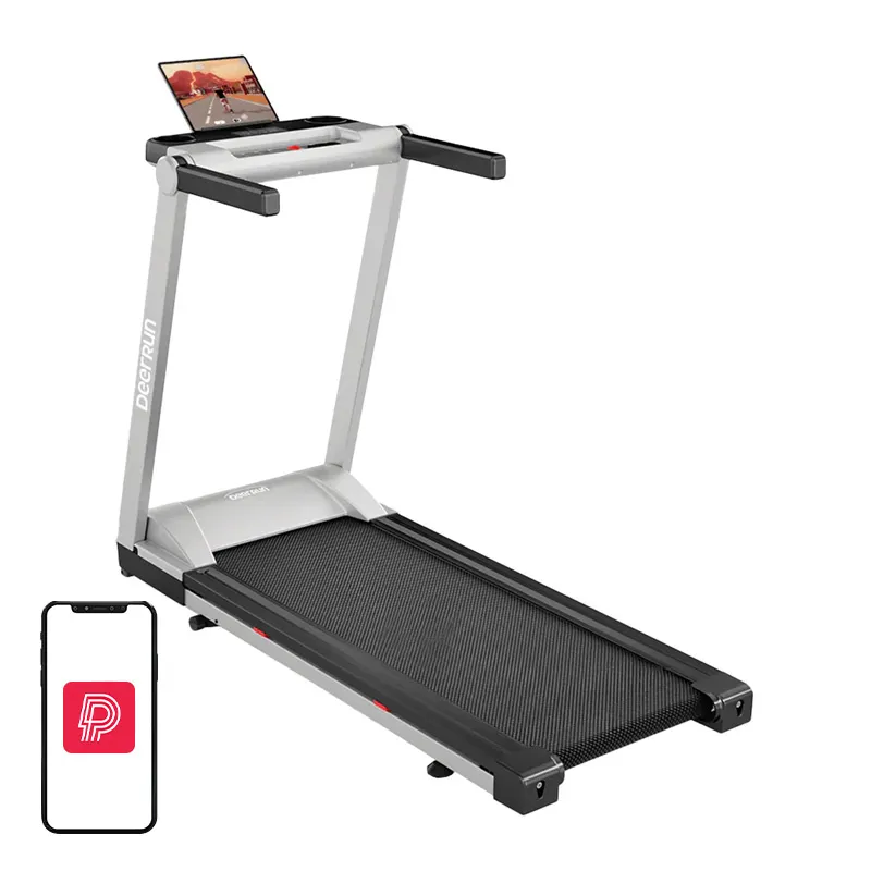 deerrun a1 pro folding electric treadmill (silver) - slika 1