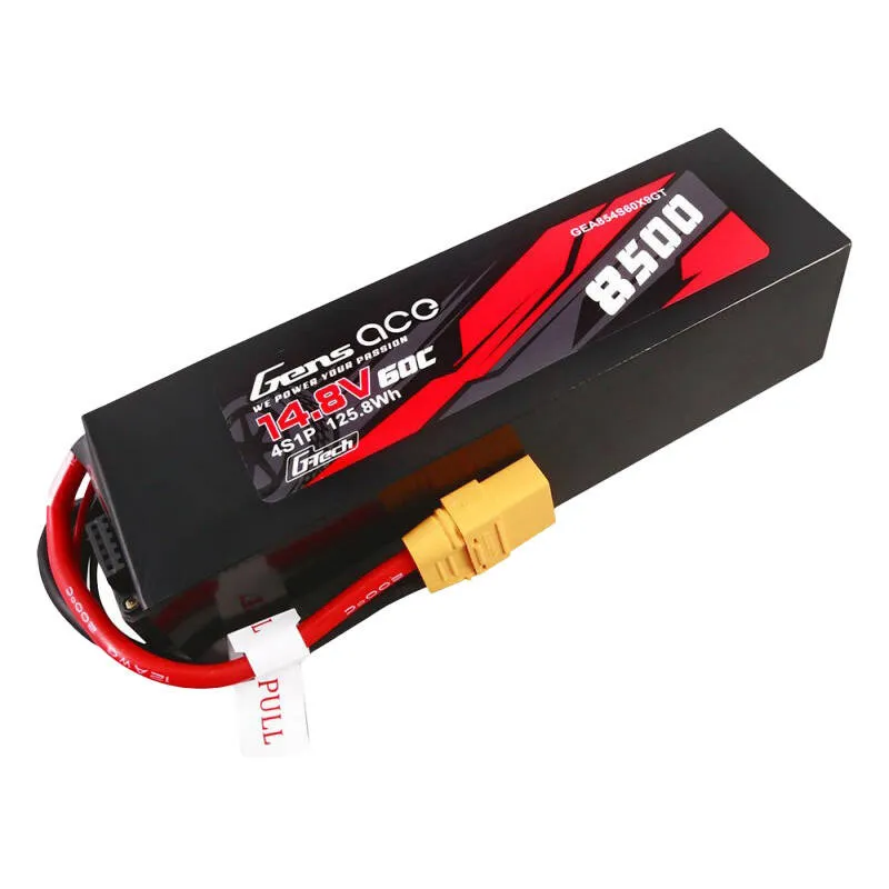 gens ace g-tech 8500mah 14.8v 60c 4s1p lipo battery pack pc material case with xt90 plug - slika 3