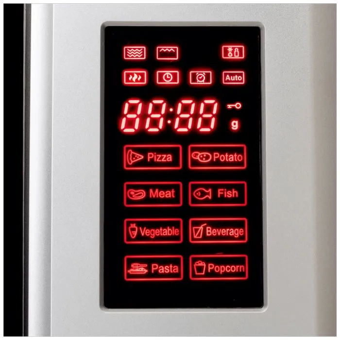 home mikrovalna pećnica sa grilom, 800 w, zapremina 23 lit. - hg mh 23gr - slika 3