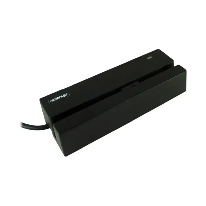 posiflex mr-2100u-3-b trostazni čitač magnetskih kartica, usb, crni - slika 2
