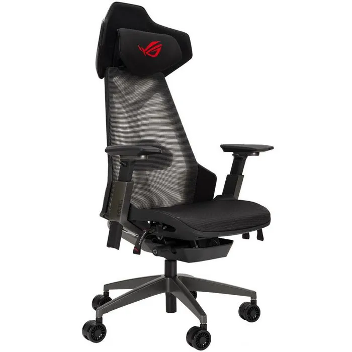 asus rog destrier ergo gaming chair - black-90gc0120-msg010 - slika 1