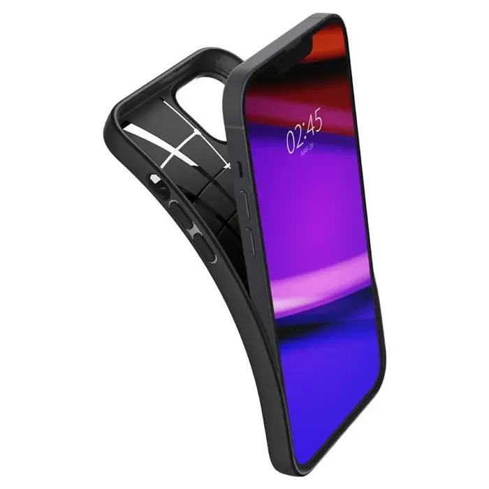 spigen core armor, zaštitna maska za telefon, mat crna - iphone 14 plus (acs04648) - slika 3