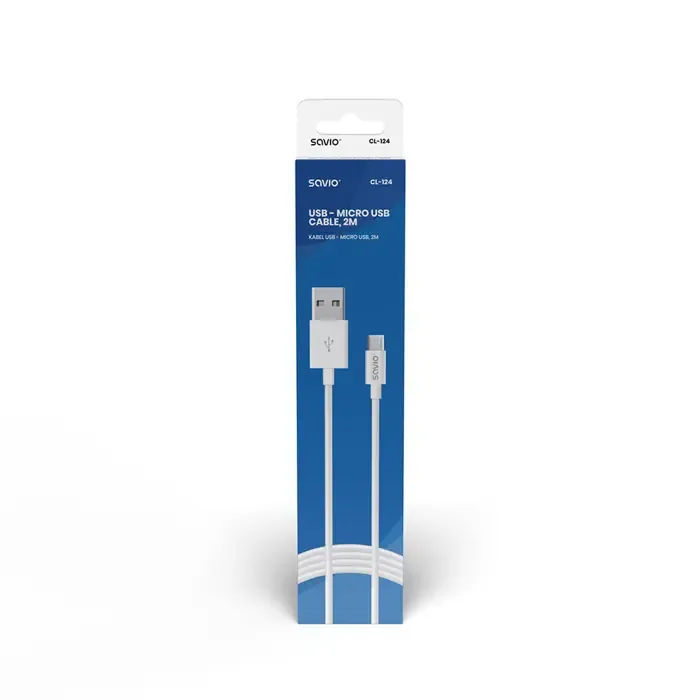 savio usb – micro usb cable cl-124 - slika 2