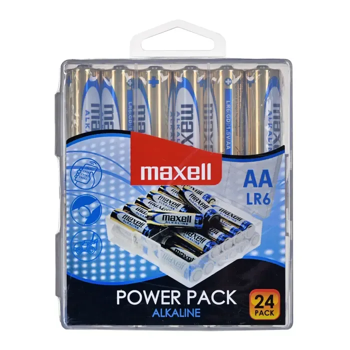 maxell battery alkaline lr6 value box, 24 pcs. - slika 3