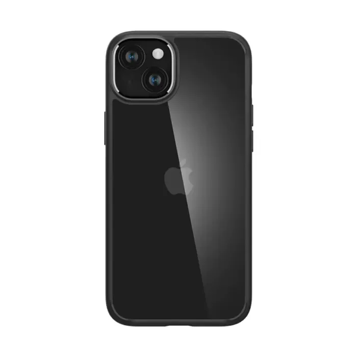 spigen crystal hybrid, zaštitna maska za telefon, mat crna - iphone 15 plus (acs06462) - slika 2