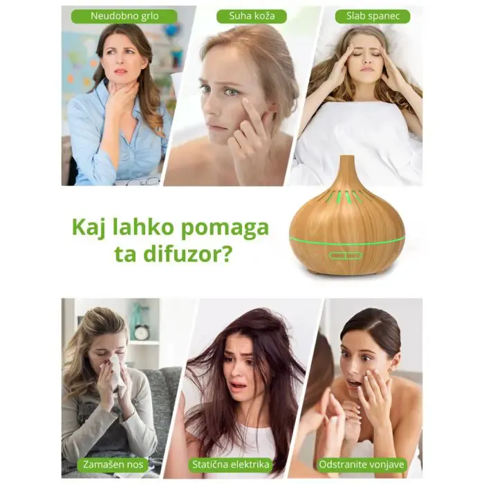 anjou oil diffuser light wood ada023-l - slika 5
