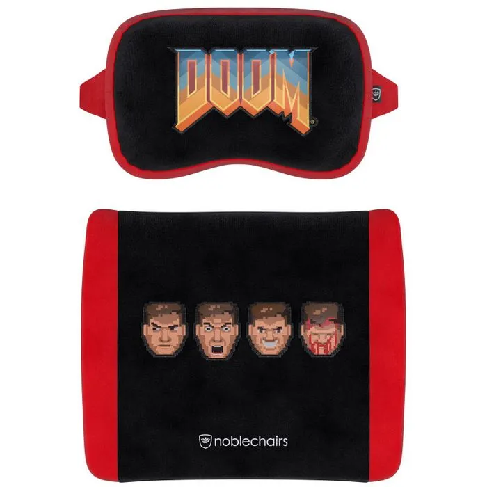 noblechairs memory foam pillow set - doom retro edition-nbl-sp-pst-030 - slika 5