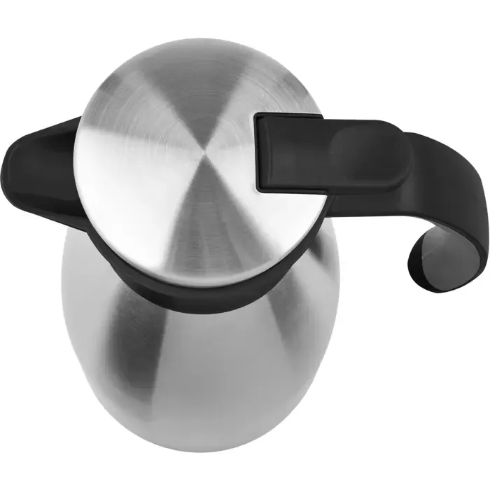 emsa vacuum jug soft grip, 1 liter (stainless steel/black, quick tip closure) - slika 2