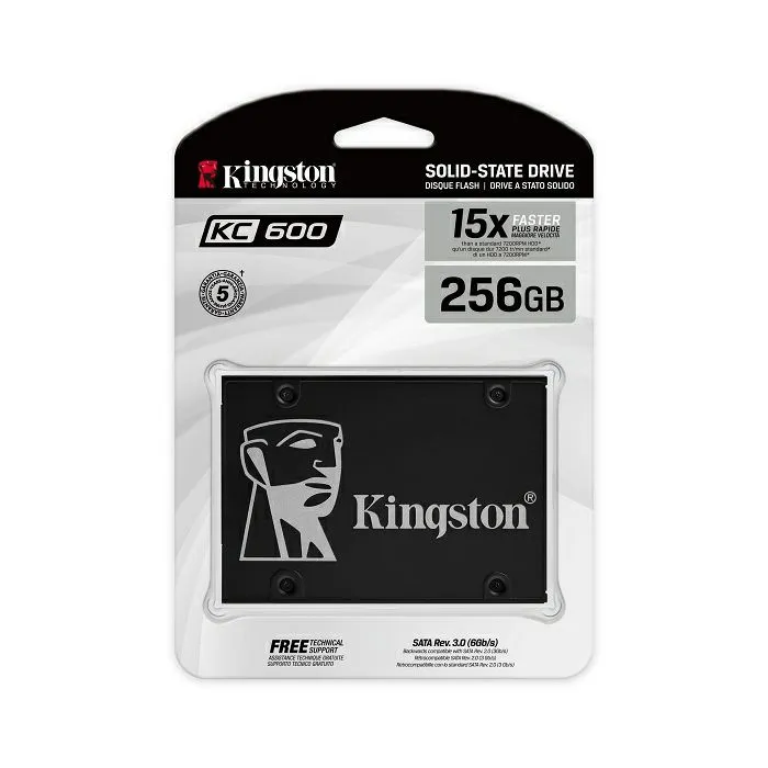 Kingston SSD KC600, R550/W500,256GB, 7mm, 2.5" - Strmec, Sveta Nedelja