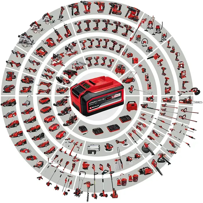 einhell te-av 18/15 li c-solo, ash vacuum cleaner (silver/red, without battery and charger) - slika 2