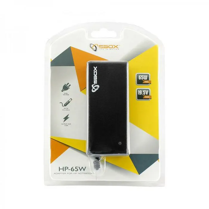 sbox notebook punjač za hp hp-65w - slika 3