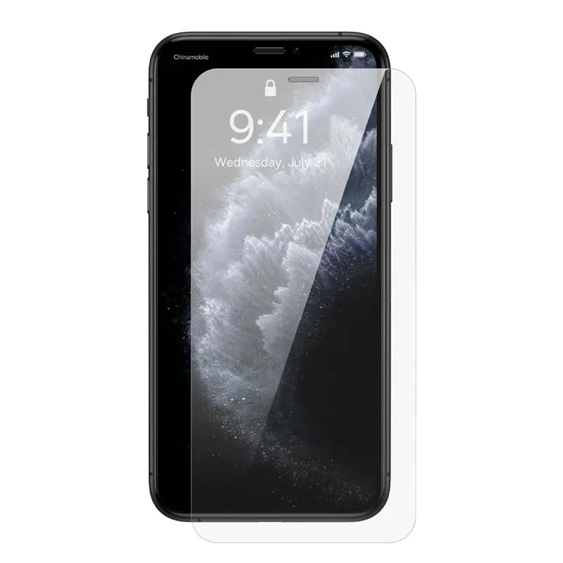 baseus 0.3mm full-glass tempered glass film(2pcs pack) for iphone xs max/11 pro max 6.5inch - slika 2