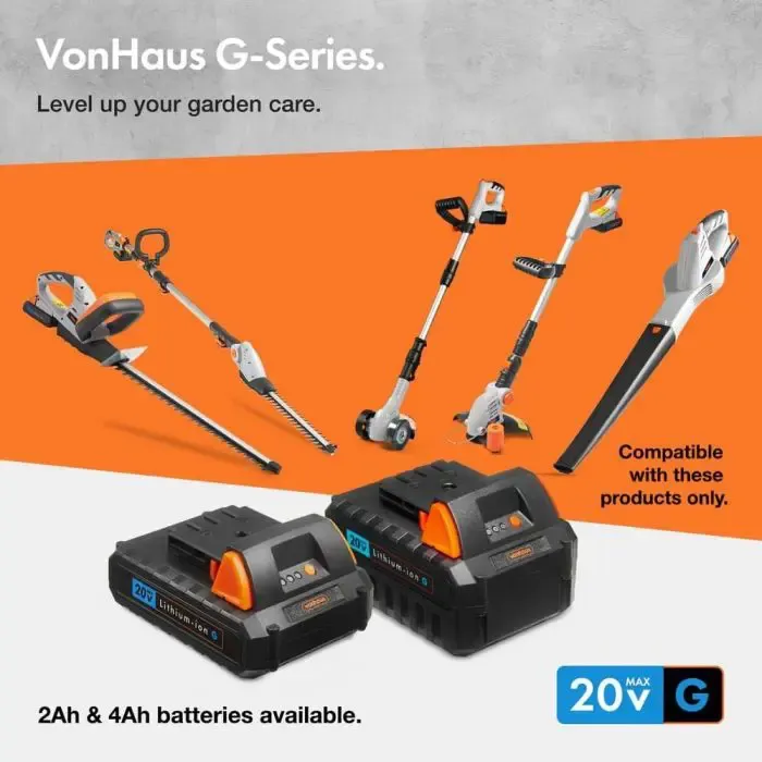 vonhaus baterija 20v - litij-ionska baterija 4ah - slika 3
