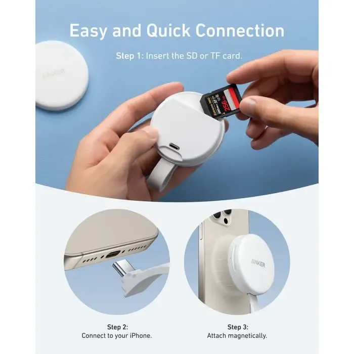 anker maggo usb-c adapter (3-in-1, 10gbps, for iphone) - slika 4