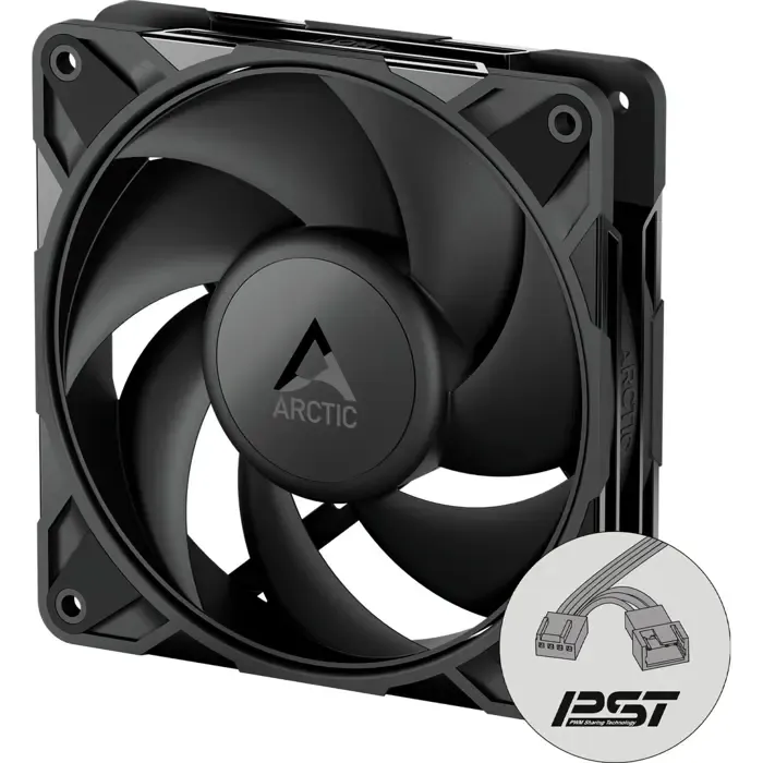 arctic p12 pro pst ln (black, 120 mm) - slika 1