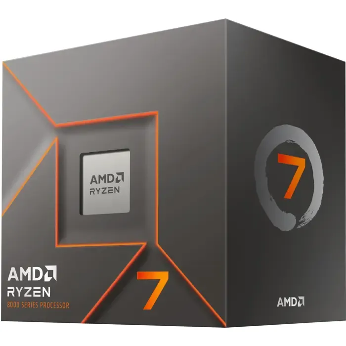 amd ryzen 7 8700f - socket am5 - processor (boxed version) - slika 3