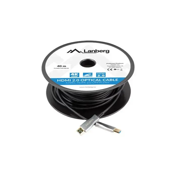 lanberg ca-hdmi-20fb-0300-bk optical cable hdmi m/m 30m v2.0 4k - slika 2