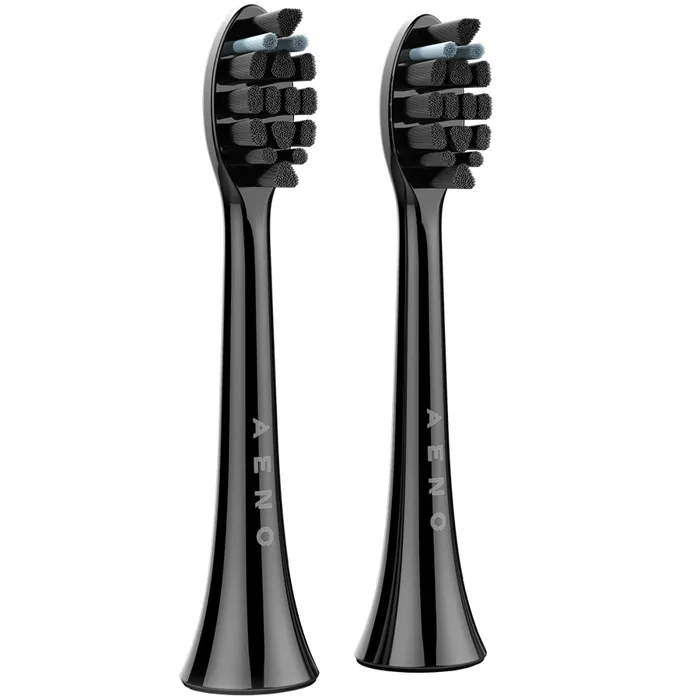 aeno replacement toothbrush heads, black, dupont bristles, 2pcs in set (for adb0004/adb0006 and adb0003/adb0005) - slika 5